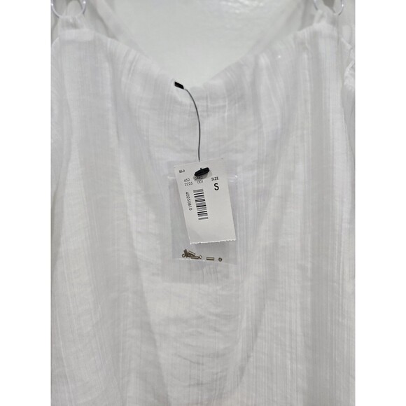 NWT‎ The Limited Women's Sleeveless, Embellished White  Tank Camisole Size Small - Picture 6 of 8